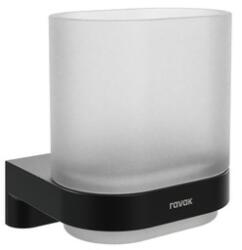 Ravak Chrome II pohártartó, fekete X07P1377 (X07P1377)