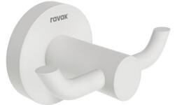 Ravak Kona kettős akasztó, fehér X07P1313 (X07P1313)