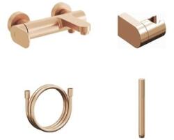 RAVAK Kád csaptelep Ravak Eleganta zuhanyszettel együtt 150 mm rózsaarany kefélt X07S137 (X07S137)