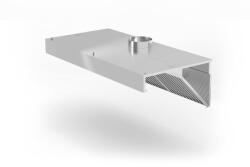 HENDI Falra szerelhető páraelszívó, hajlított, HENDI, Profi Line, LED-világítással, 1200x700x(H)450mm (229316) - pepita