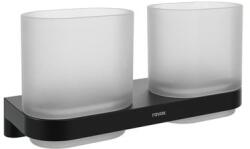 Ravak Chrome II pohártartó, fekete X07P1378 (X07P1378)