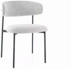 SIGNAL MEBLE Elton Modern Szövet Étkezőszék Bézs Fekete Vázzal