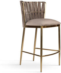  Hordia Bárszék - Bézs Bársony - Arany Láb (HORDH6XXBGEBCGI)