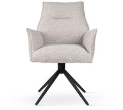  Sophia Forgó Szék - Bézs Szövet - Fekete Láb (SOPHCHPUTBGEBCKI)