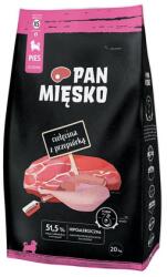 Pan Mięsko PAN MIÉSKO Borjúhús fürjtojással kölyökkutyáknak XS 20 kg