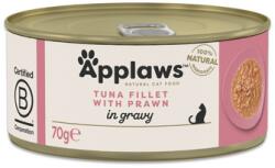 Applaws Cat Adult Tuna with Prawn in Gravy tonhalfilé garnélarákkal, mártásban 70 g