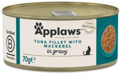 Applaws Cat Adult Tuna with Mackerel in Gravy filet tonhal és makréla szószban 70 g