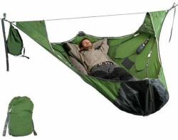  Hamak do kempingu, 2021, materiał nylonowy, zielony, lekki i wytrzymały