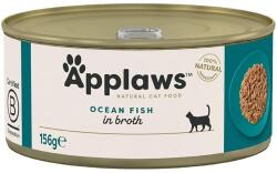 Applaws konzerv macskáknak tengeri halakkal húslében 12 x 156 g