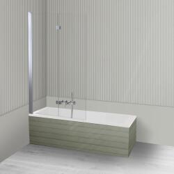 Oltens Készlet zuhanyparaván Oltens Sela 23202100, egyenes kád Oltens Langfoss 10003000 (18002000)