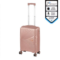 Leziter TraveLux Endure valiză de cabină cu hard top 55x40x20 cm aur roz (M7905-RG20) Valiza