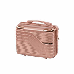 Leziter TraveLux Urban kisméretű kézi bőrönd keményfedeles 28x36x16 cm rosegold (833-RG14) - leziteronline