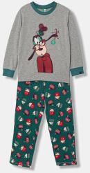 United Colors of Benetton gyerek pamut pizsama - szürke 110