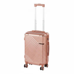 Leziter TraveLux Urban kabinbőrönd keményfedeles levehető kerékkel 50x40x20 cm rosegold (833-RG20)