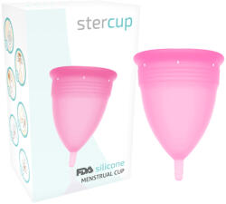 STERCUP menstruációs kehely, L méret, rózsaszín, FDA-minősítésű szilikon