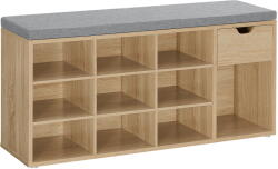 Bravolo Cipőszekrény Ülőkével - Sonoma - LHS024W11