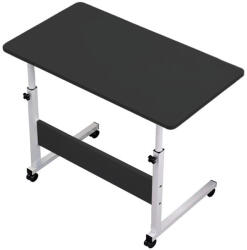 Leziter Állítható magasságú laptopasztal 80x40 cm fekete (LYHL-030-BL) - snaigeshop
