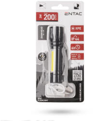 Entac Mini Elemlámpa 3W XPE Újratölthető (EMFL-3W-XPE-R) - akkuforras