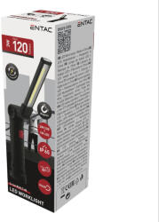 Entac Szerelőlámpa C-LED 180° Újratölthető (EWL-180-C-LED-R) - akkuforras