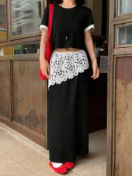 Dazy Fekete Fehér Betét Szett (M)