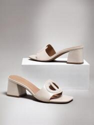 Shein Világos Bézs Kockás Flip-flop Papucs (36) (604743)