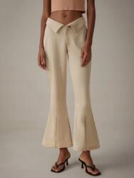 Shein Bézs Harang Cipzáras Nadrág (s)