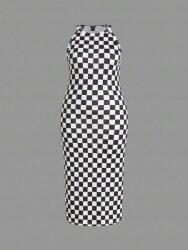 Shein Két Tónusú Ruha MIDI Ruha (0XL)