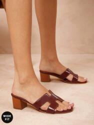 Shein Barna Flip-flop Papucs (38) (605128)