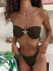 Shein Barna Kétrészes Fürdőruha (s)