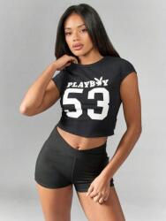 Missguided Fekete Nyomott Mintás Felső (s)