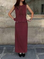 Shein Bordó Kétrészes Szett (XL)