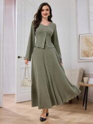 Shein Bordázott Zsályás Szett (XL)