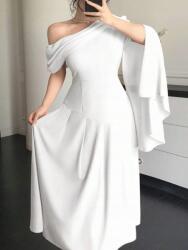 Dazy Ekrü Színű, Egyvállas Ruha (XL)