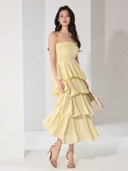 Shein Sárga Off Shoulder Ruha (L)