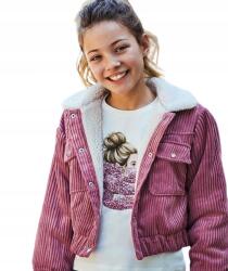 Mayoral Lány szőrmével bélelt kordbársony kabát Mayoral 7407-42 méret 157 (7407-42)