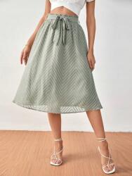 Shein Zsályás MIDI Szoknya Csíkos Mintával (s)