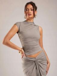  Silquee Rászabott, Ráncolt Top (L)