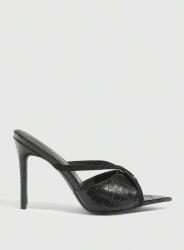 Shein Fekete Magassarkú Flip-flop Papucs (40) (602586)