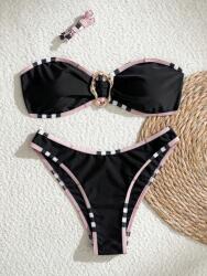 Shein Fekete Kétrészes Fürdőruha (XL)