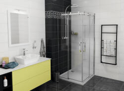 SAPHO Gelco Dragon szögletes zuhanykabin tolóajtóval átlátszó üveggel 900x900 mm, króm profil GD4290GD4290 (GD4290GD4290)