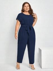 Shein Sötétkék Csíkos Overál (4XL)