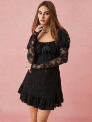 Shein Fekete Csipke Ruha (M)