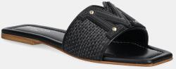 Guess papucs RAMADA RAFIA SLIDE - fekete Női 37