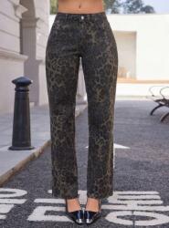 Shein Barna Egyenes Farmer Állatmintás (32)