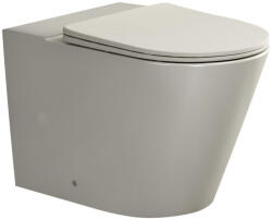 SAPHO Paco Monoblokkos kerámia WC csésze Rimless, vario kifolyással, elefántcsont PC1012BE-111 (PC1012BE-111)