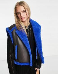 JJXX Sötétbarna Báránybőr Mellény (xs) (525849)