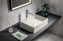 SAPHO Formigo beton mosdótál 48x37 cm, homok FG114 (FG114)