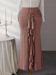 Shein Maxi Szoknya Piszkos Rózsaszín (2XL)