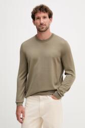 HUGO BOSS gyapjú pulóver - zöld S - answear - 39 990 Ft