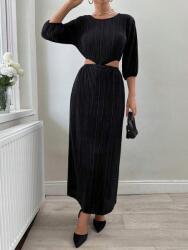 Shein Fekete Ruha Kihúzású Ruha (s)